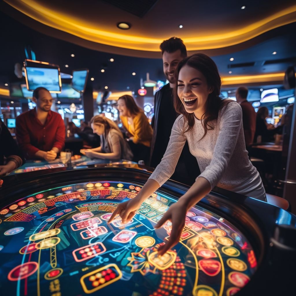 Filipino player celebrating a big casino win on mobile phone